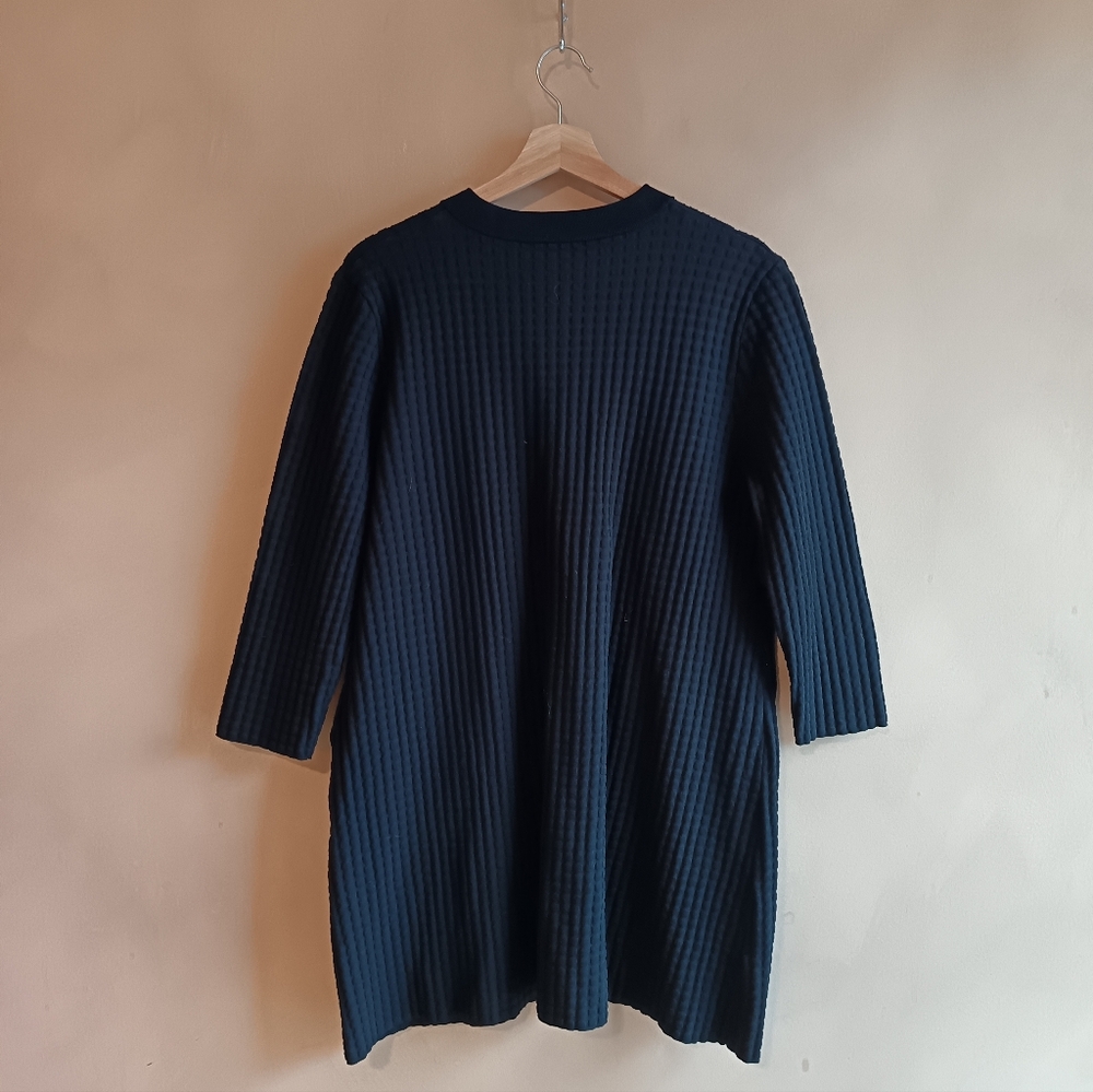 COS Black Waffle Knit Cardigan - Picture 6 of 7